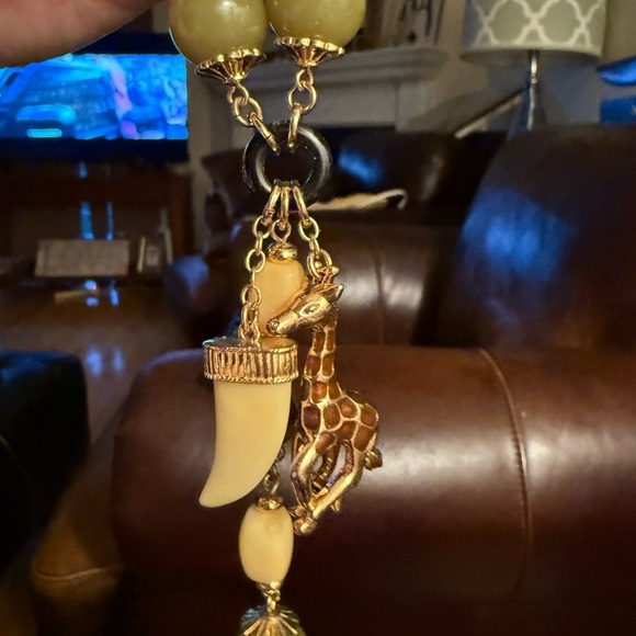 Kenneth Jay Lane KJL Safari Statement Necklace  – Rare & Bold - Picture 3 of 11